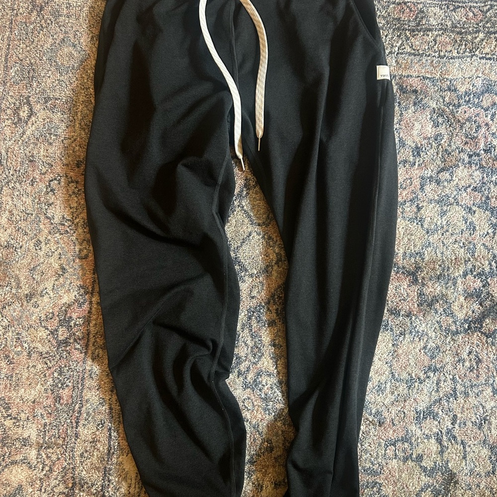 Black Jogger Pants with Drawstring